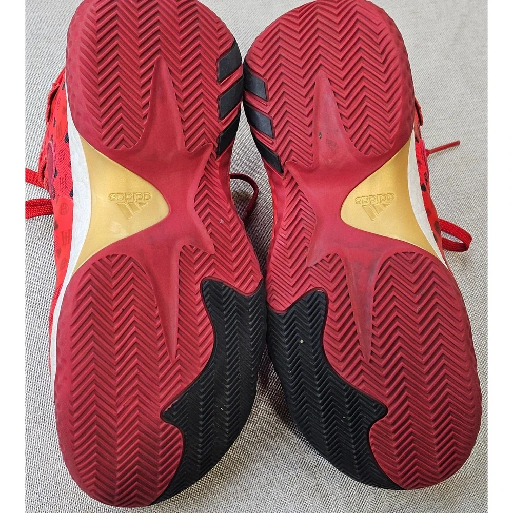 Adidas Harden Vol. 6 Basketball Shoes Mens 9.5 Red Blue‎ Casino HQ3884